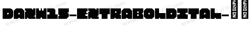 DaxW15-ExtraboldItal字体转换