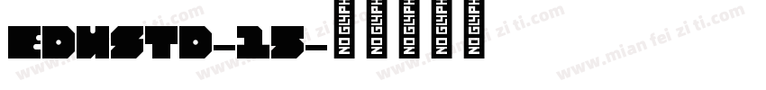 Edustd-15字体转换
