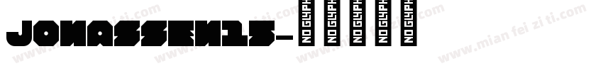 Jonassen15字体转换