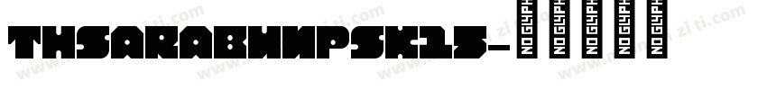 THSarabunPSK15字体转换