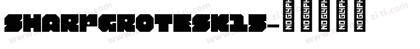 sharpgrotesk15字体转换