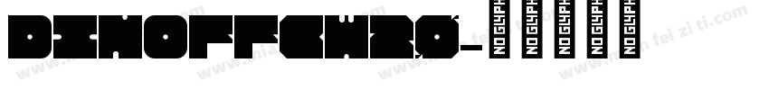 DINOffcW20字体转换
