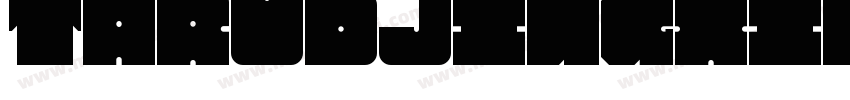TARUDJingXiHeiE1G30-字体转换