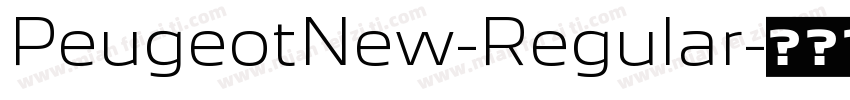 PeugeotNew-Regular字体转换