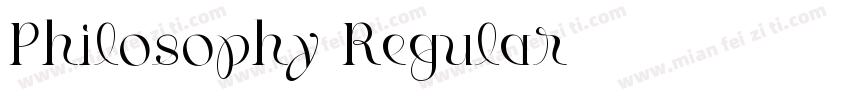 Philosophy-Regular字体转换