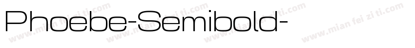 Phoebe-Semibold字体转换
