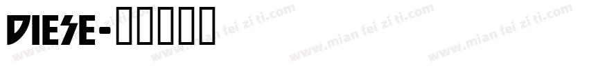 Diese字体转换