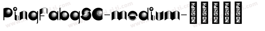 PingFabgSC-medium字体转换