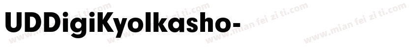 UDDigiKyolkasho字体转换