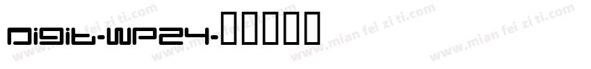 Digit-WpZ4字体转换