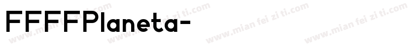 FFFFPlaneta字体转换