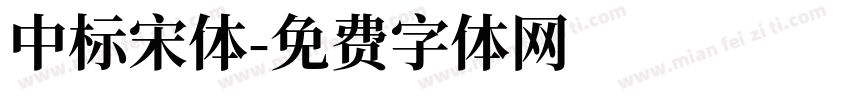 中标宋体字体转换