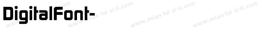 DigitalFont字体转换