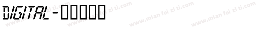 Digital字体转换