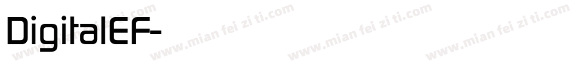 DigitalEF字体转换