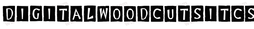 DigitalWoodcutsITCStd-Black字体转换