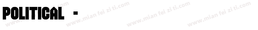 political字体字体转换