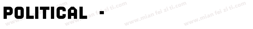 political字体字体转换
