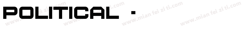 political字体字体转换