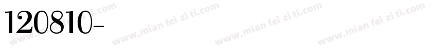 120810字体转换