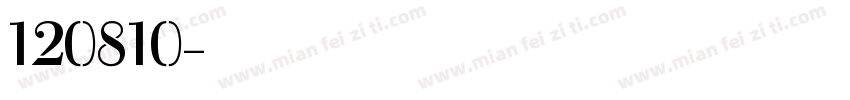 120810字体转换