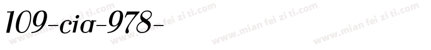 109-cia-978字体转换