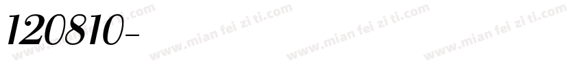 120810字体转换