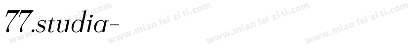 77.studia字体转换