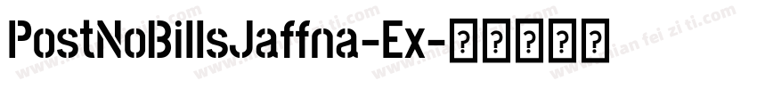 PostNoBillsJaffna-Ex字体转换