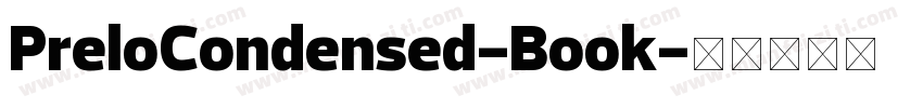 PreloCondensed-Book字体转换