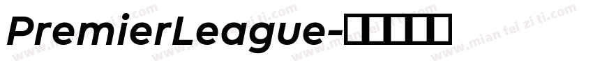 PremierLeague字体转换