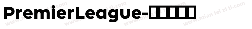 PremierLeague字体转换