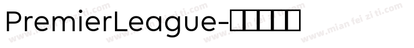 PremierLeague字体转换