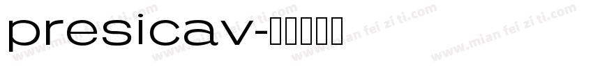 presicav字体转换
