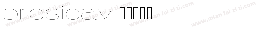 presicav字体转换
