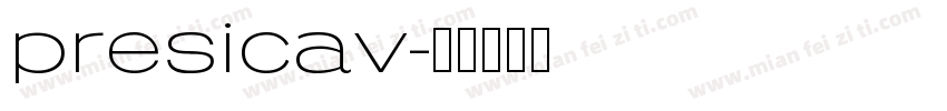 presicav字体转换