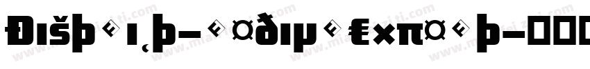 District-MediumExpert字体转换
