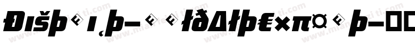 District-BoldAltExpert字体转换