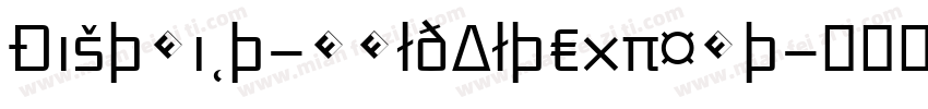 District-BoldAltExpert字体转换