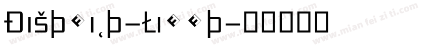 District-Light字体转换
