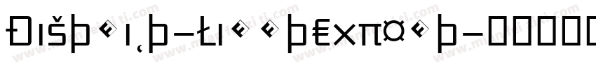 District-LightExpert字体转换
