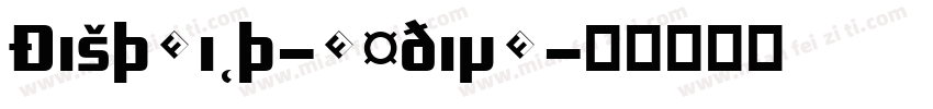 District-Medium字体转换