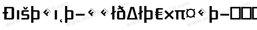 District-BoldAltExpert字体转换