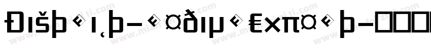 District-MediumExpert字体转换