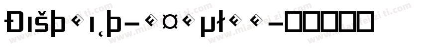 District-Regular字体转换
