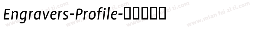 Engravers-Profile字体转换