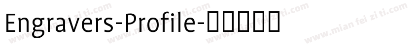 Engravers-Profile字体转换