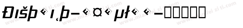 District-Regular字体转换