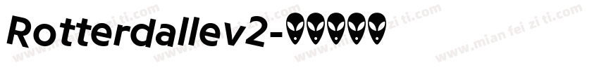 Rotterdallev2字体转换