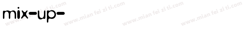 mix-up字体转换